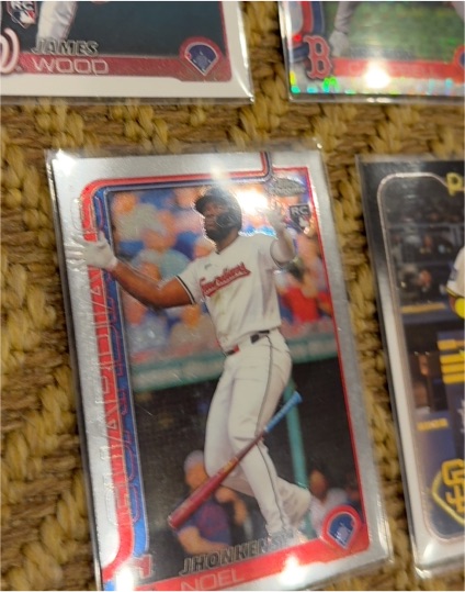 2025 Topps Chrome #291 Jhonkensy Noel — front