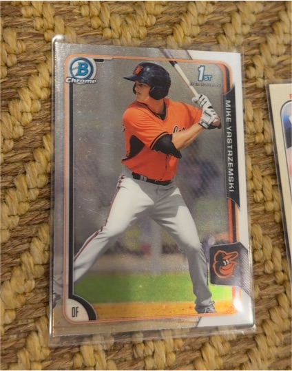 2015 Bowman Chrome Prospects #BCP138 Mike Yastrzemski — front