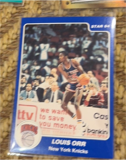 1983-84 Star #66 Louis Orr — front