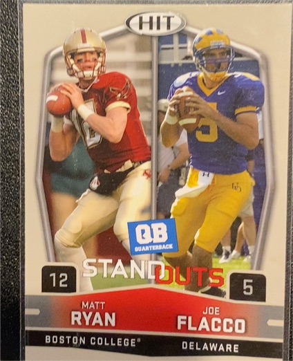2009 Sage Hit #51 Matt Ryan / Joe Flacco Standouts Rookie — front