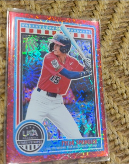 2025 Panini USA Stars & Stripes #191 Tyler Spangler — front