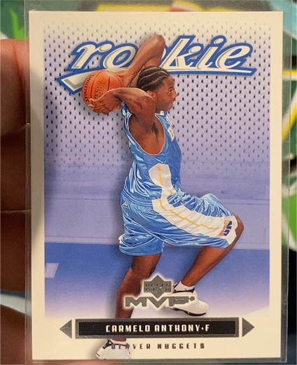 2003-04 Upper Deck MVP #203 Carmelo Anthony — front