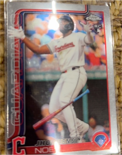 2025 Topps Chrome #291 Jhonkensy Noel — front