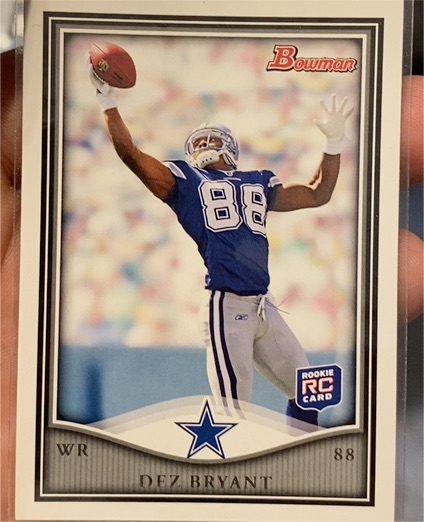 2010 Bowman #WC-3 Dez Bryant — front