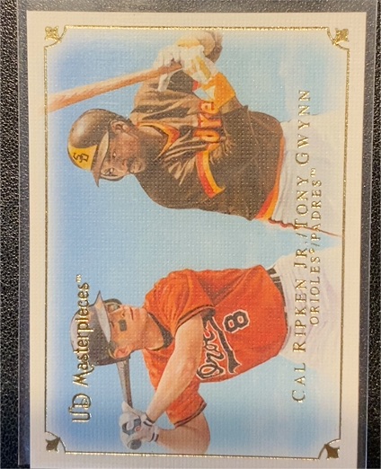 2007 Upper Deck Masterpieces #42 Cal Ripken Jr. / Tony Gwynn — front
