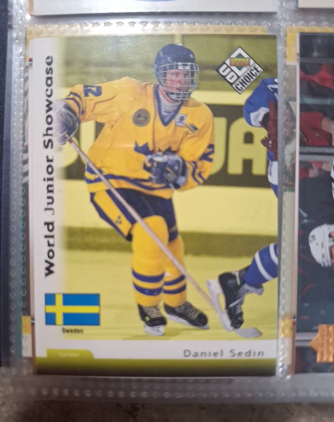 1998-99 Upper Deck UD Choice World Junior Showcase #294 Daniel Sedin — front