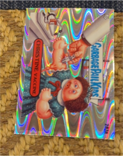 2024 Topps Chrome Garbage Pail Kids Series 7 #287a Christine Vaccine — front