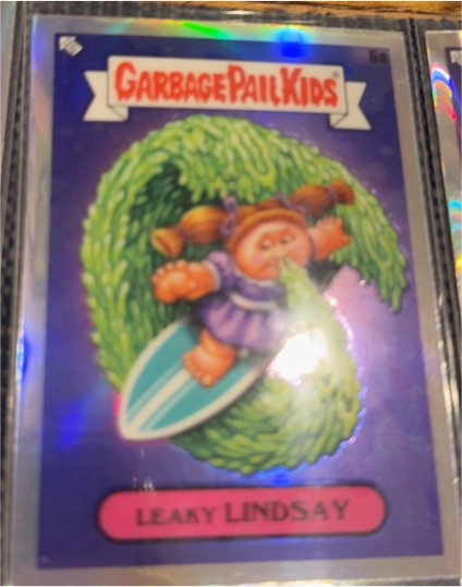 2024 Topps Chrome Garbage Pail Kids #6a Leaky Lindsay — front