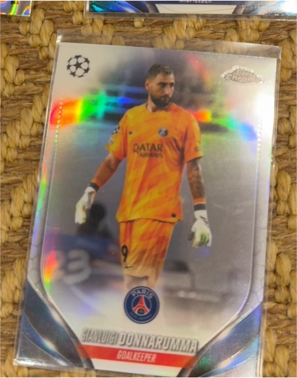 2023-24 Topps Chrome UEFA Club Competitions #181 Gianluigi Donnarumma — front