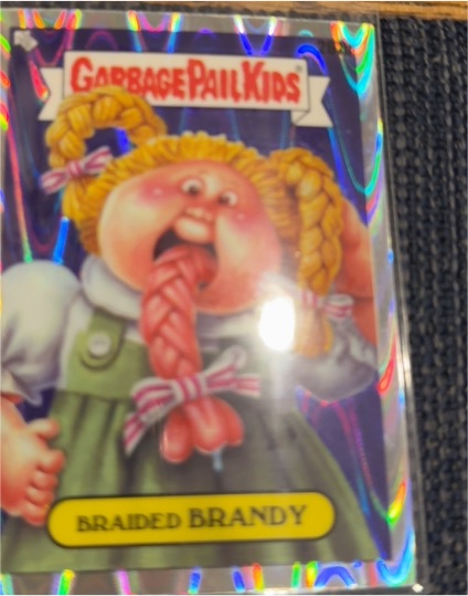 2024 Topps Chrome Garbage Pail Kids #267b Braided Brandy — front
