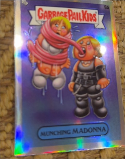 2024 Topps Garbage Pail Kids Chrome Series 7 #6a Munching Madonna — front