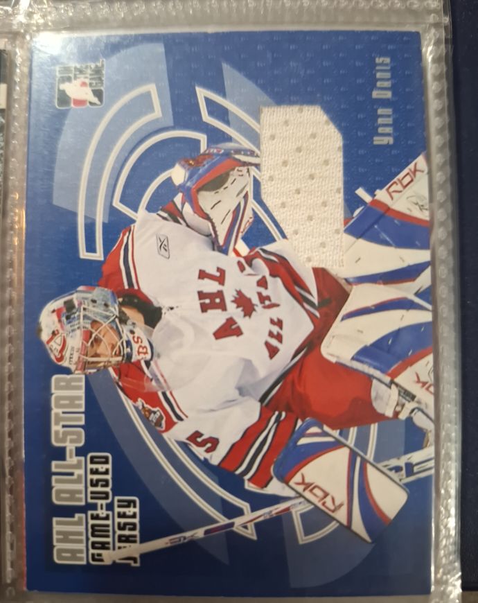 2006-07 In The Game Heroes and Prospects Jerseys #AJ05 Yann Danis — front