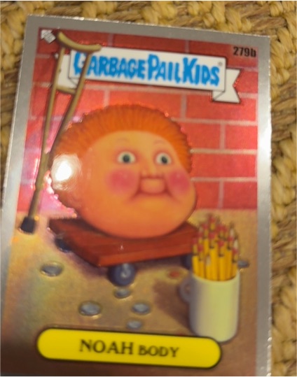 2024 Topps Chrome Garbage Pail Kids Original Series 7 #279b Noah Body — front