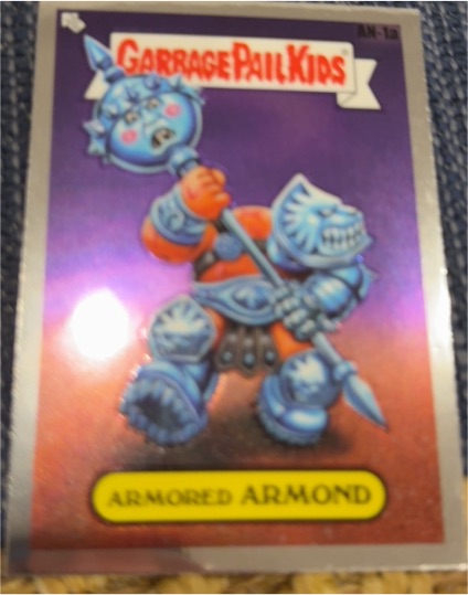 2024 Topps Chrome Garbage Pail Kids Series 7 #AN-1a Armored Armond — front