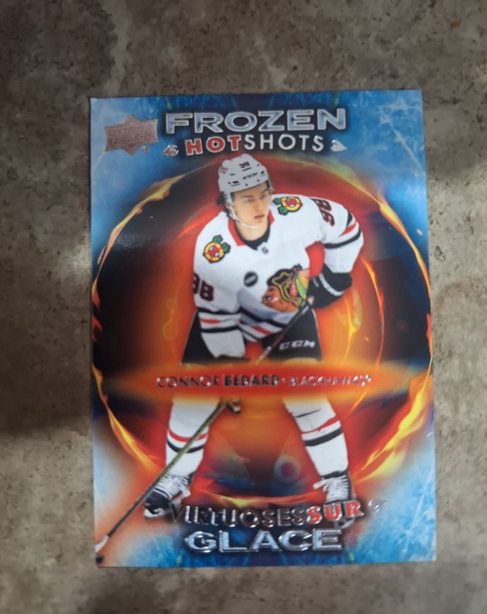2024-25 Upper Deck Tim Hortons Frozen Hot Shots #FH-5 Connor Bedard — front