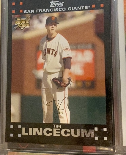 2007 Topps Updates & Highlights #UH158 Tim Lincecum — front