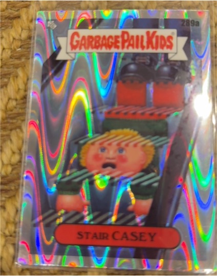 2024 Topps Chrome Garbage Pail Kids #289a Stair Casey — front