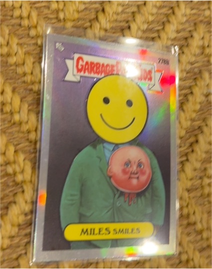2024 Topps Chrome Garbage Pail Kids Series 7 #278b Miles Smiles — front