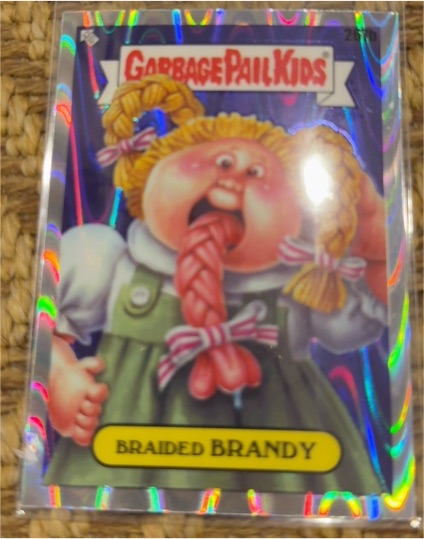 2024 Topps Chrome Garbage Pail Kids Series 7 #267b Braided Brandy — front