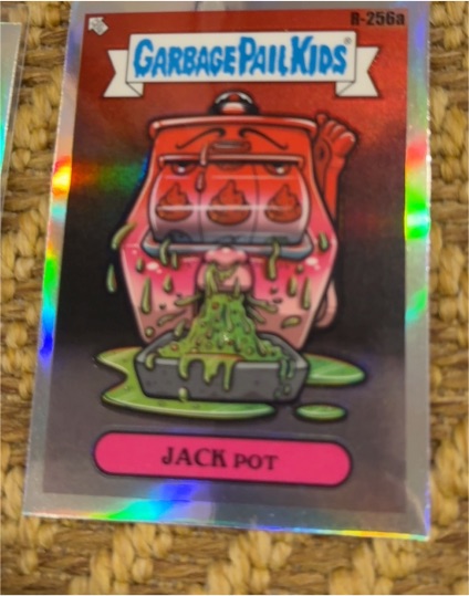 2024 Topps Chrome Garbage Pail Kids Series 7 #R-256a Jack Pot Art by Rory — front