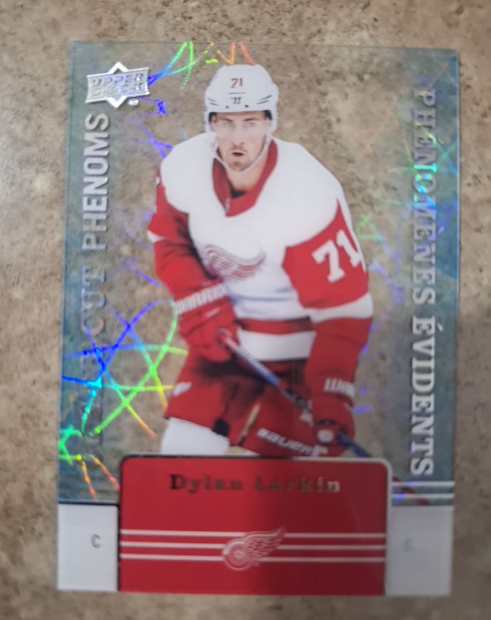 2019-20 Upper Deck Tim Hortons Clear Cut Phenoms #CC-7 Dylan Larkin — front