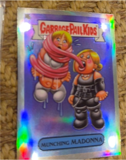 2024 Topps Garbage Pail Kids Chrome Series 7 #6a Munching Madonna — front