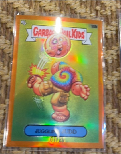 2024 Topps Chrome Garbage Pail Kids #10b Juggling Judd — front