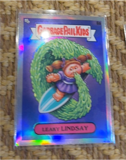 2024 Topps Chrome Garbage Pail Kids #6a Leaky Lindsay — front