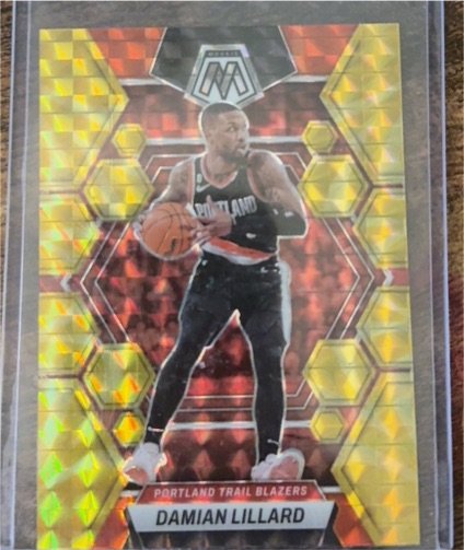 2022-23 Panini Mosaic #38 Damian Lillard — front