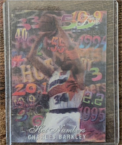 1995 Fleer Hot Numbers #59 Charles Barkley — front