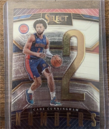 2022-23 Panini Select #3 Cade Cunningham Numbers Insert — front
