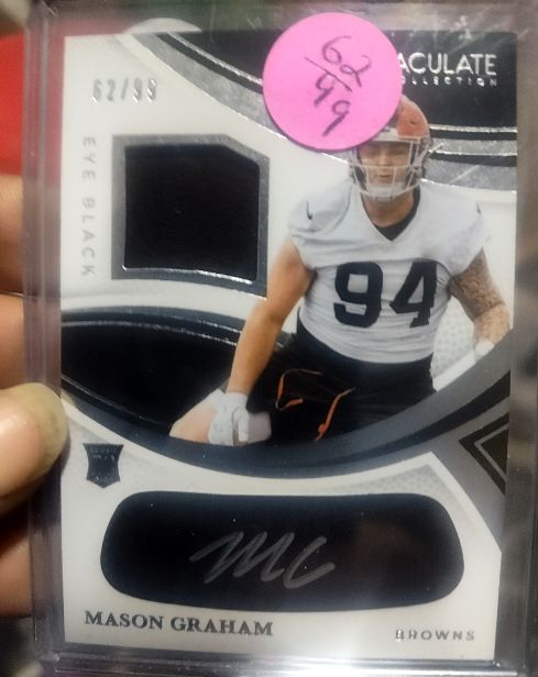 2025 Panini Immaculate Collection #62 Mason Graham — front