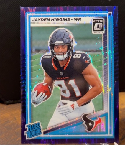 2025 Panini Donruss Optic #225 Jayden Higgins — front