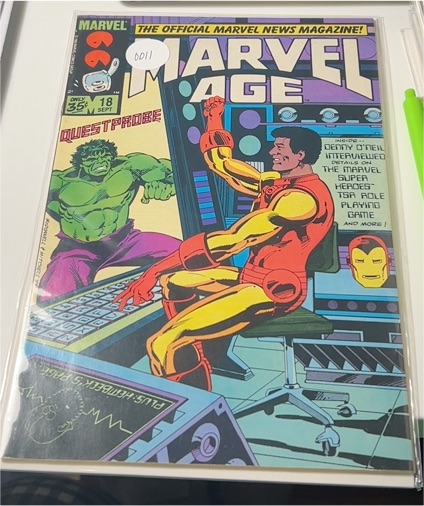 Marvel Age #18 (1984) Marvel Comics — front