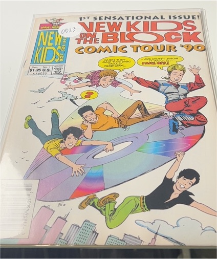 New Kids on the Block Comic Tour '90 #1 — front