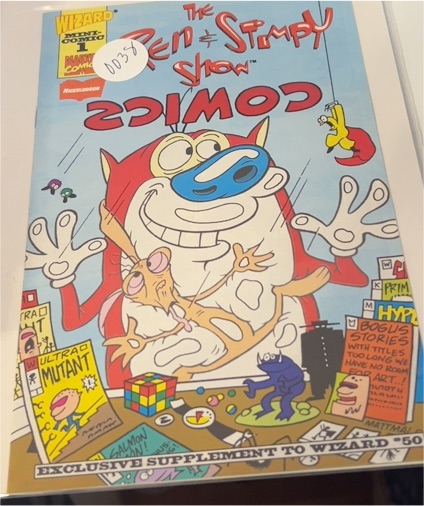 The Ren & Stimpy Show Wizard Mini Comic #1 (1995) Marvel — front