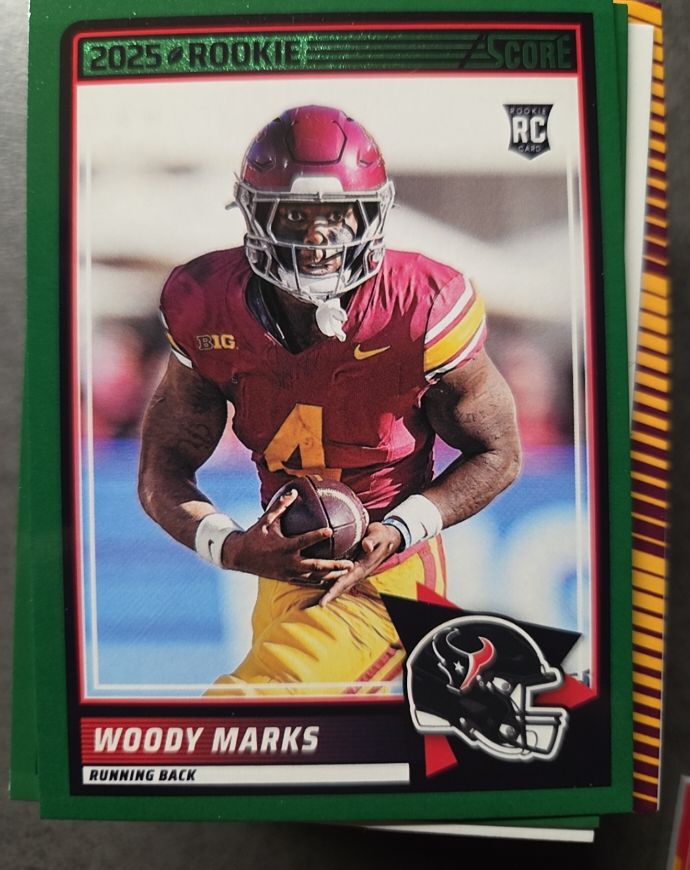 2025 Panini Score #43 Woody Marks — front