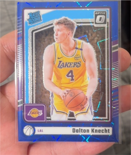 2024-25 Panini Donruss Optic #256 Dalton Knecht — front