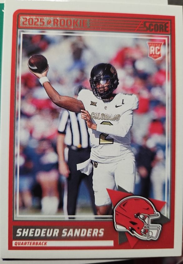 2025 Score #15 Shedeur Sanders — front