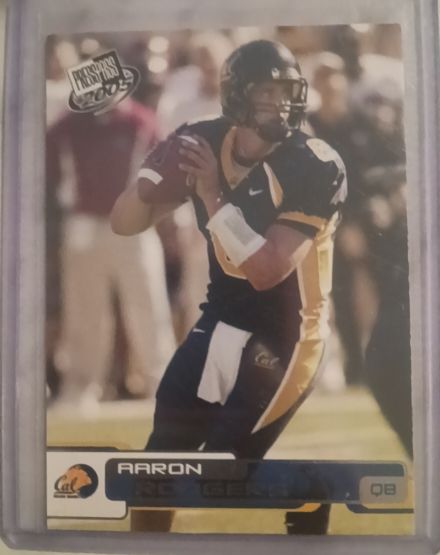 2005 Press Pass #9 Aaron Rodgers — front