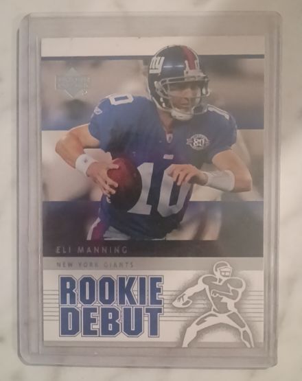 2005 Upper Deck Rookie Debut #64 Eli Manning — front