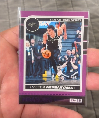 2024-25 Panini NBA Hoops #165 Victor Wembanyama — front