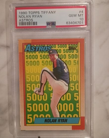 1990 Topps Tiffany #4 Nolan Ryan — front