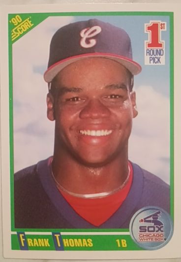 1990 Score #663 Frank Thomas — front