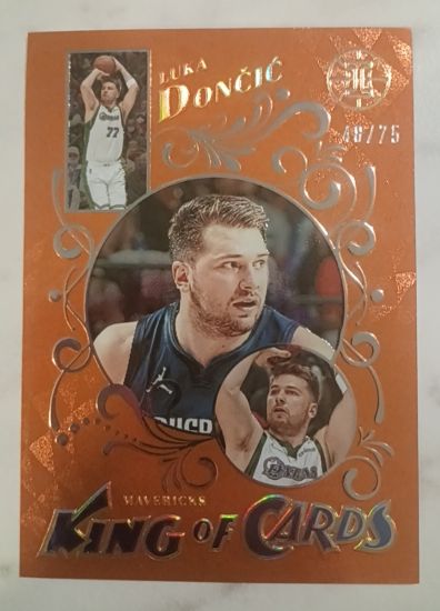 2021-22 Panini Illusions #11 Luka Doncic King of Cards Dallas Mavericks — front