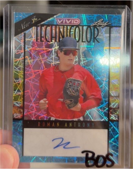 2023 Leaf Vivid Technicolor #T-RAI Roman Anthony — front