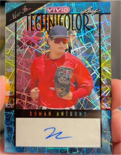 2023 Leaf Vivid Technicolor Roman Anthony — front