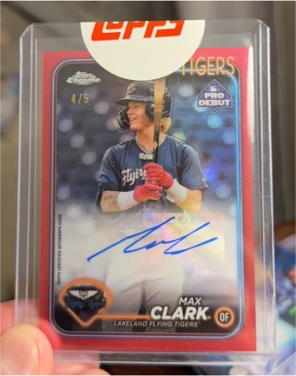 2024 Topps Pro Debut #PD-141 Max Clark — front