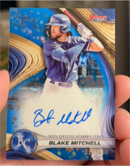 2024 Bowman's Best Best of 2024 Autographs #B24-BM Blake Mitchell — front