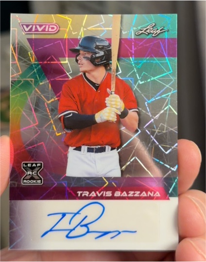 2023 Leaf Vivid #BA-TB1 Travis Bazzana — front